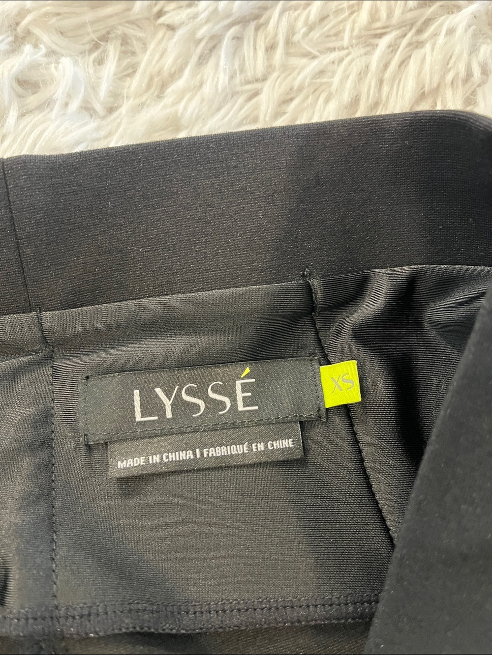 Lysse Lyssé Women's Stirrup Leather Inset Legging Style 1952 XS NWT - Picture 7 of 7